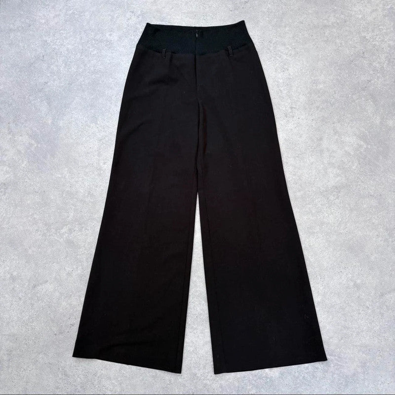 black flared Cop Copine suit trousers