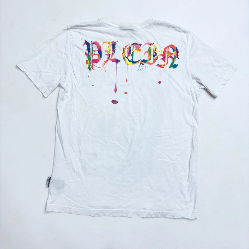 Philipp Plein graphic white short sleeve t-shirt