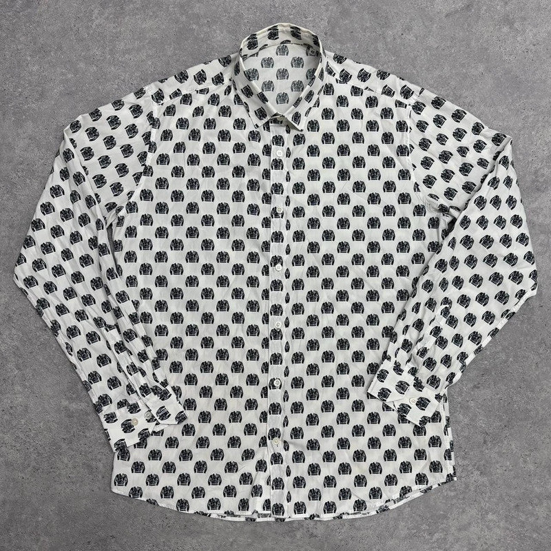 Vintage moschino printed shirt