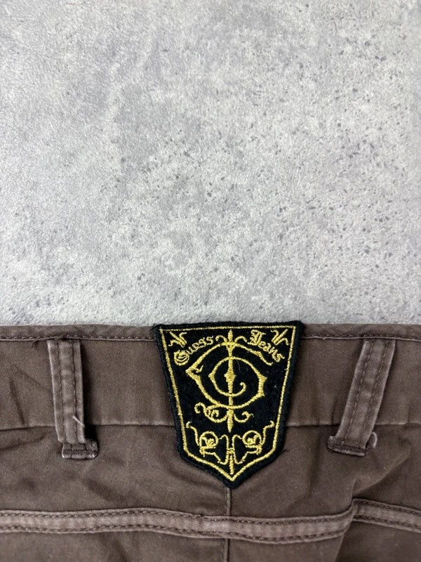 napoleonic brown cropped capri pants