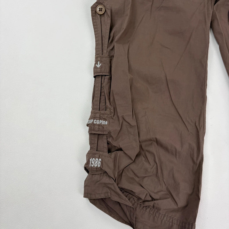 Cop Copine brown wide leg trousers