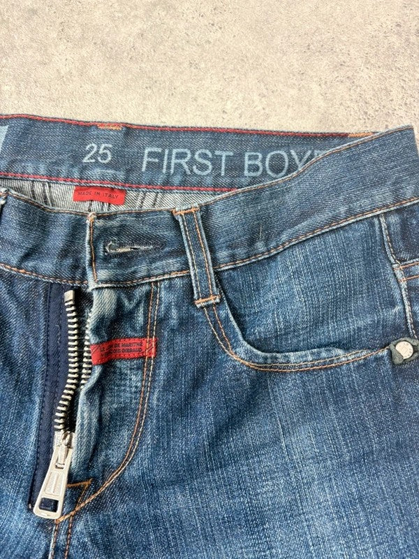 Low rise Marithé + François Girbaud Jeans, French design straight leg