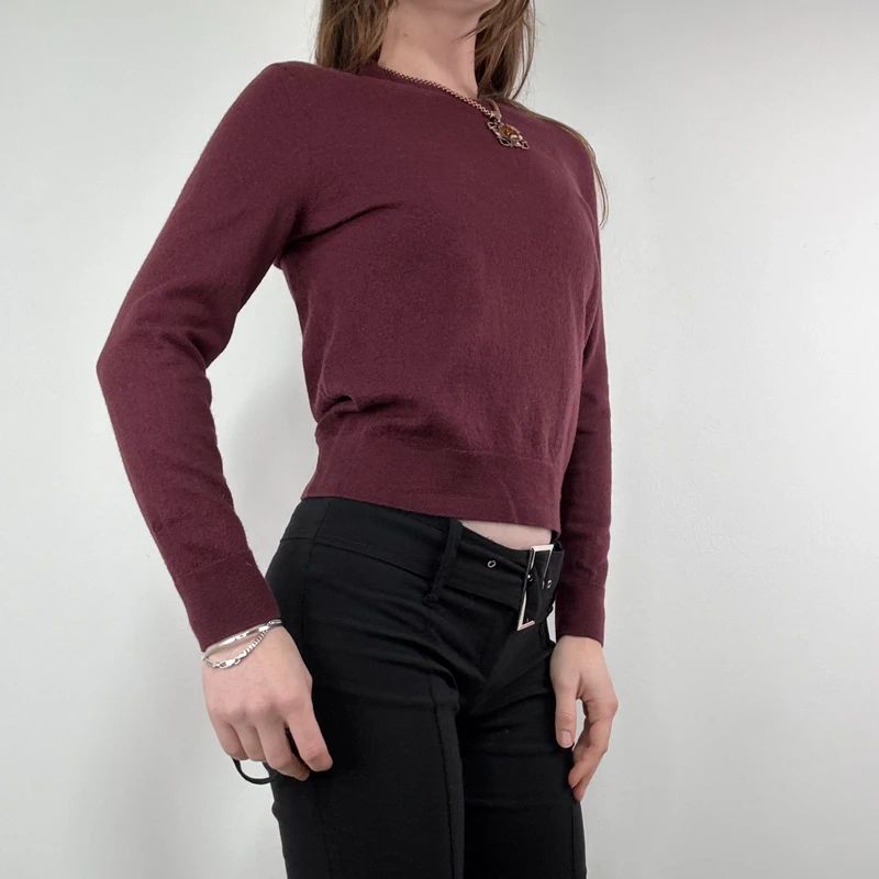 Paul smith preppy cropped boxy knit jumper