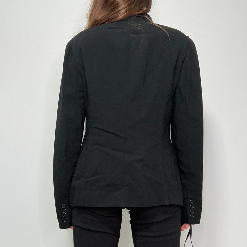 Black Ralph Lauren purple label silk and wool jacket