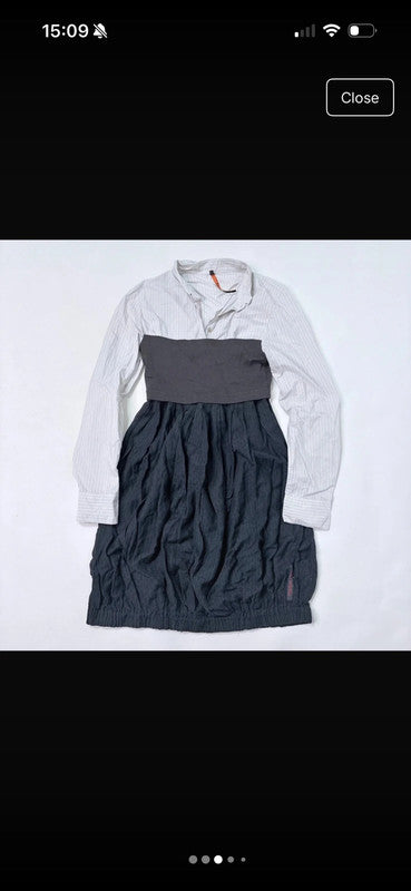 Cop Copine pleated puff midi dress