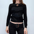 black cashmere sezane jumper