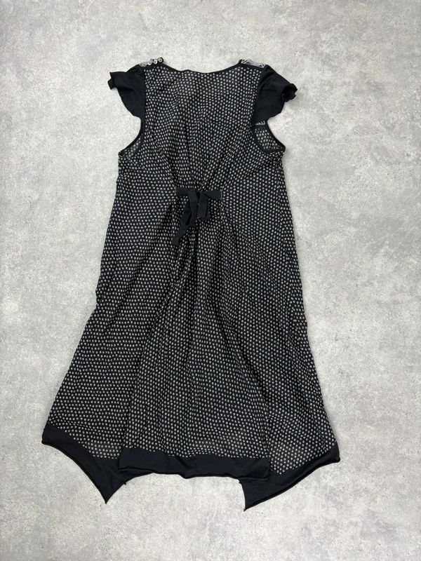 black polkadot Cop Copine midi dress