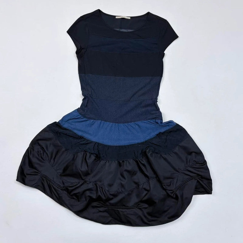 marithe francois girbaud puff draped dress