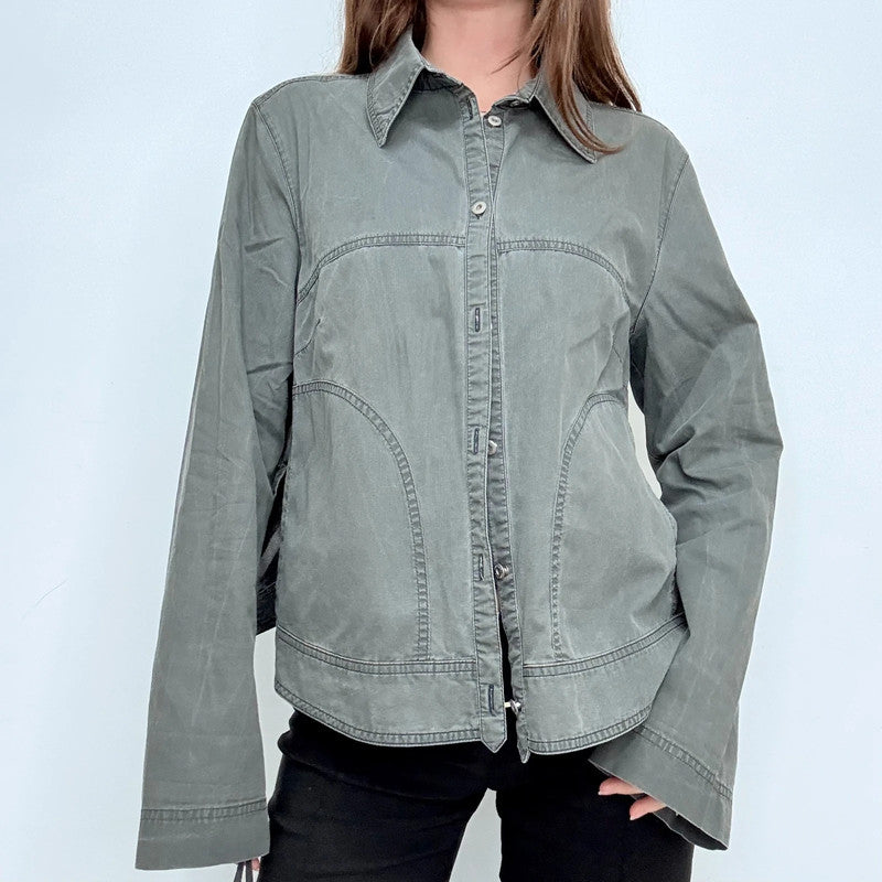 Cop Copine distressed shirt jacket