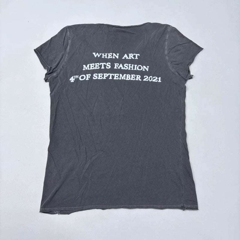 graphic distressed slouchy Zadig & Voltaire t-shirt
