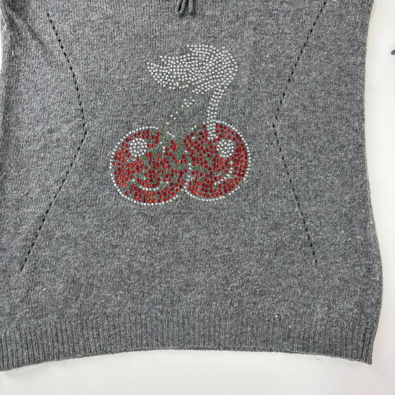 grey knitted slouchy jumper