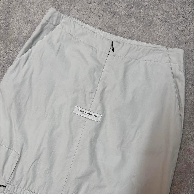 tech cargo maxi skirt