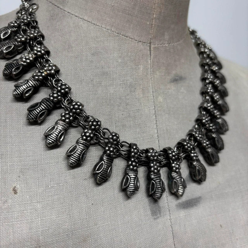 black chain collar necklace