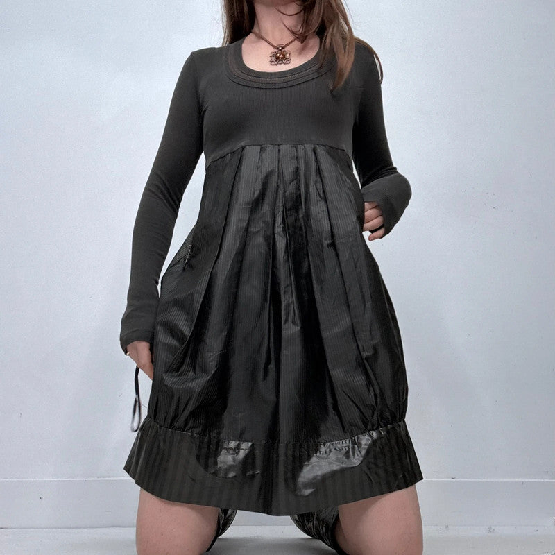 cop copine balloon pleated dress