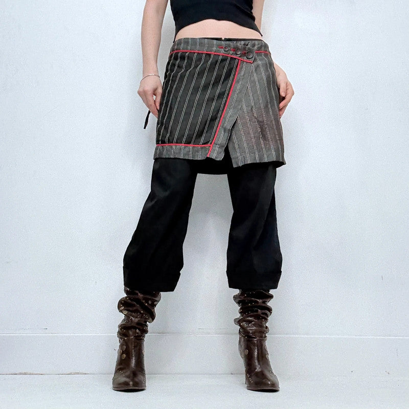Cop Copine layered skirt trousers