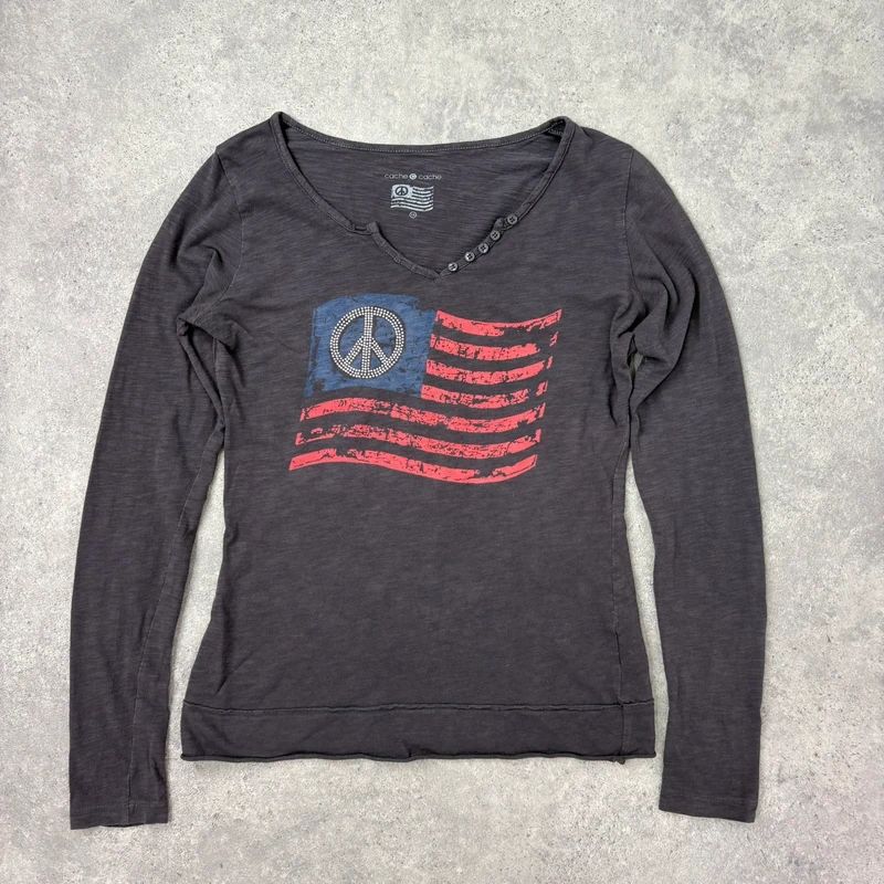 grey slouchy slash neck long sleeve t-shirt