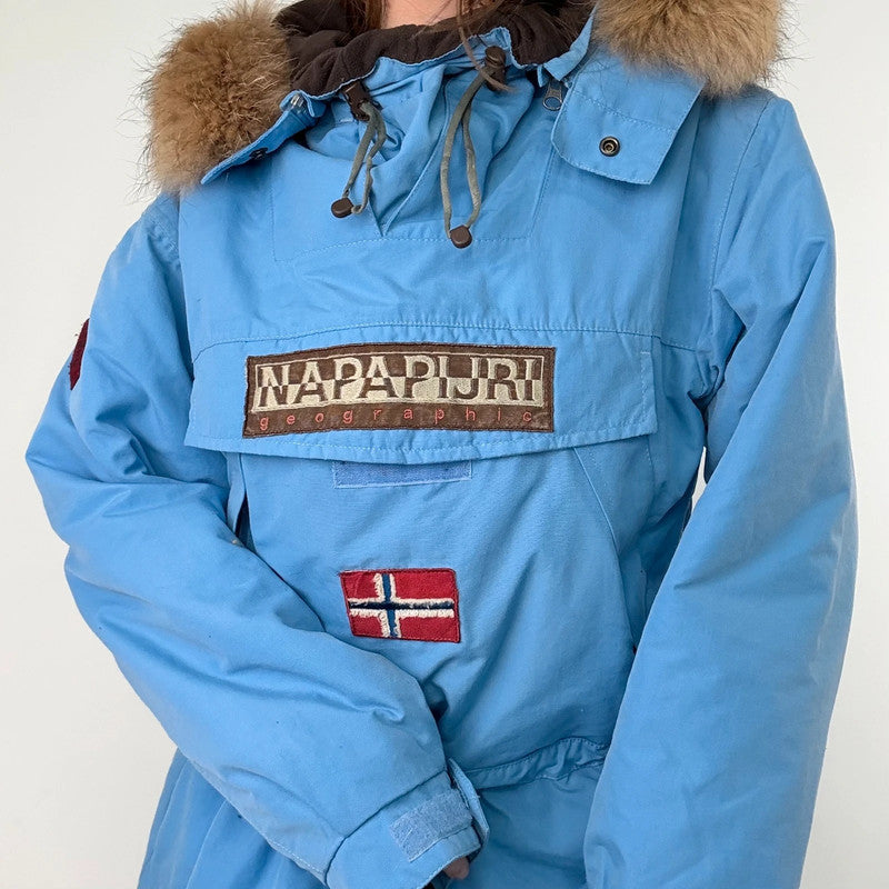 Vintage 90s napapijri geographic Skidoo jacket