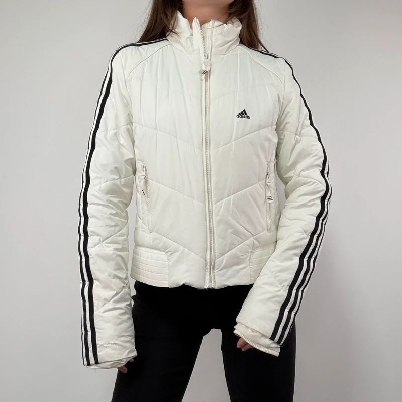 White Adidas Puffer Jacket