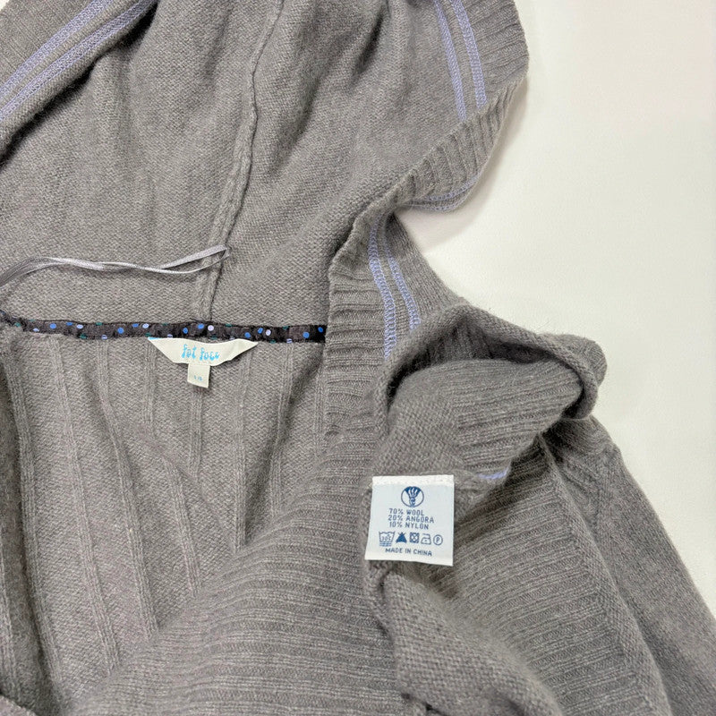 grey cashmere slouchy jumper