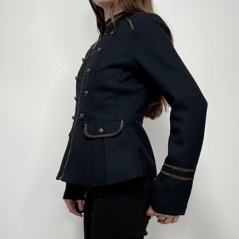 navy regency military jacket
