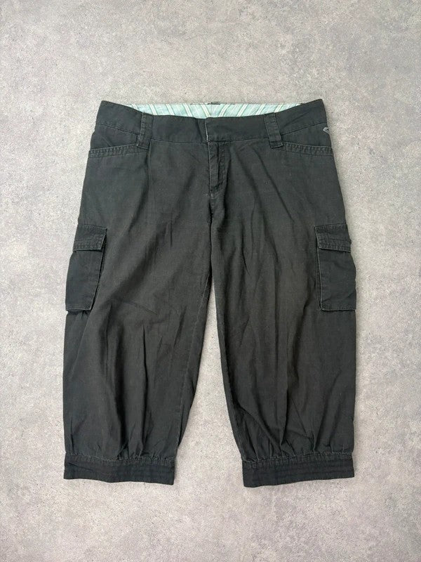 Low rise grey cotton capri bloomers