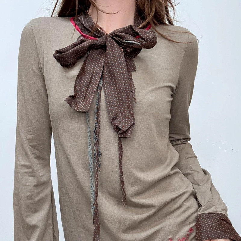 cop copine jersey flared top