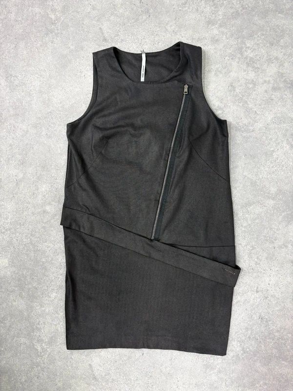 Cop Copine asymmetric boxy zip dress