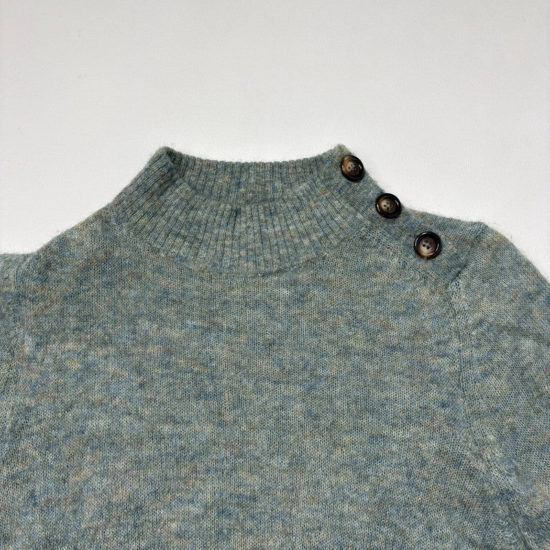mohair knitted slouchy jumper