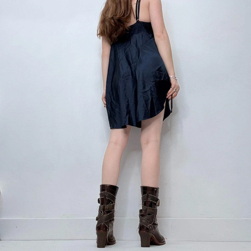 navy lace victoria's secret cami dress