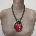 chunky oversized gold necklace