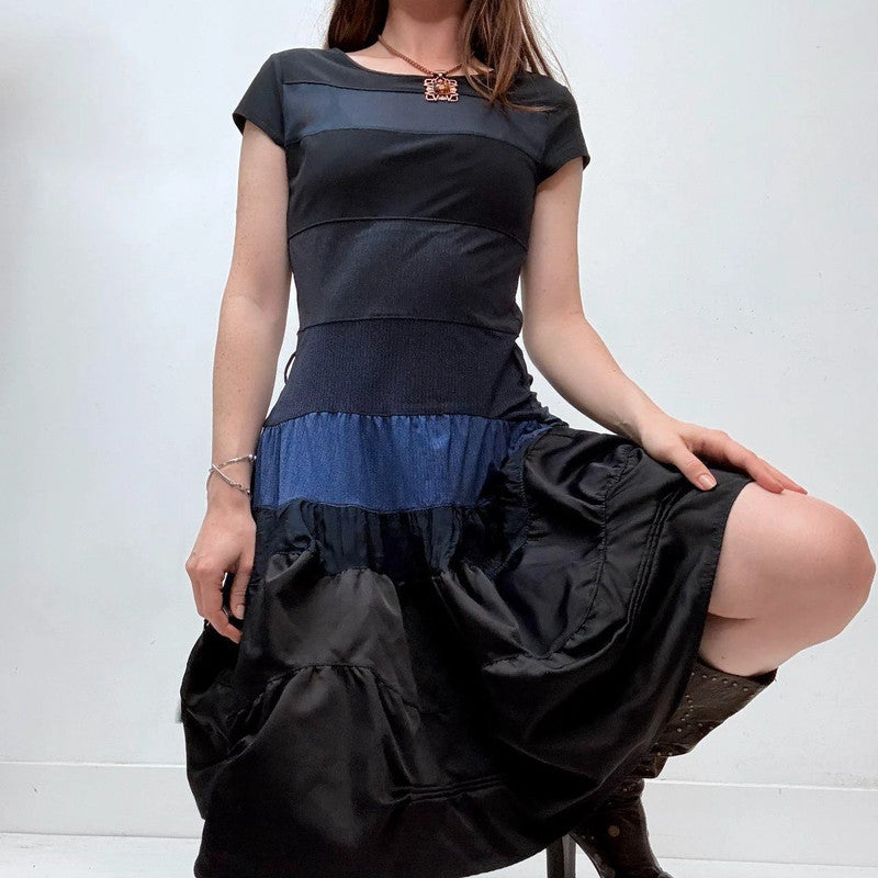 marithe francois girbaud puff draped dress