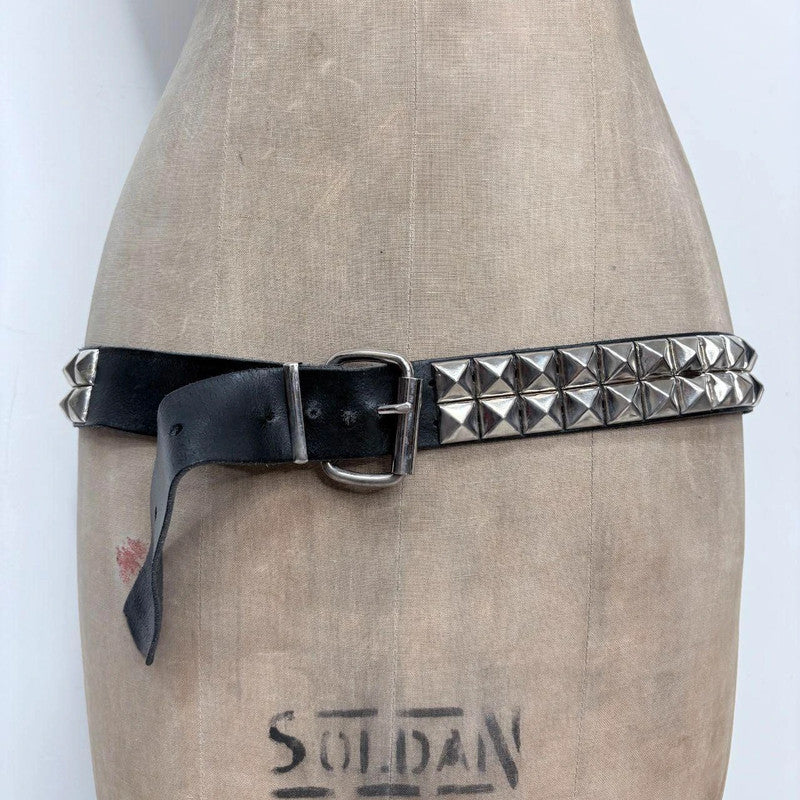 Black Studded Belt
