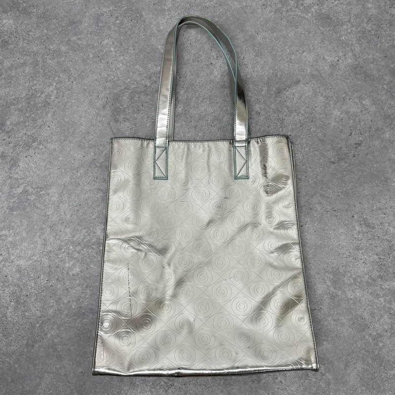 silver tech metallic bag