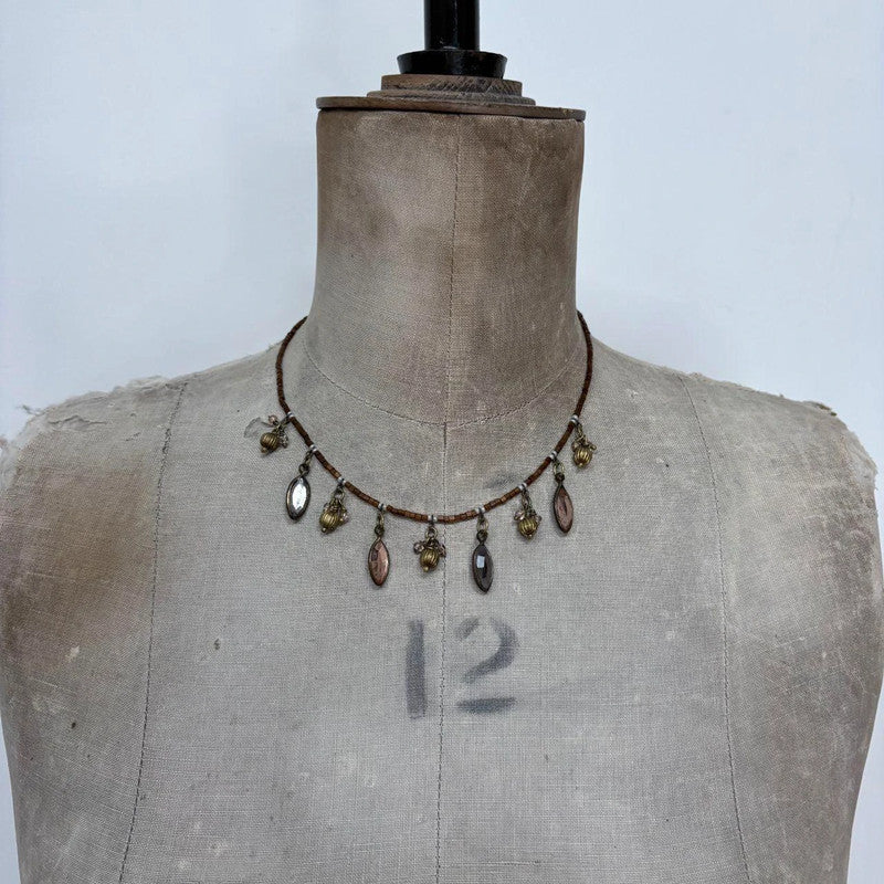 beaded fairy necklace