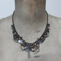 metal boho pearl necklace
