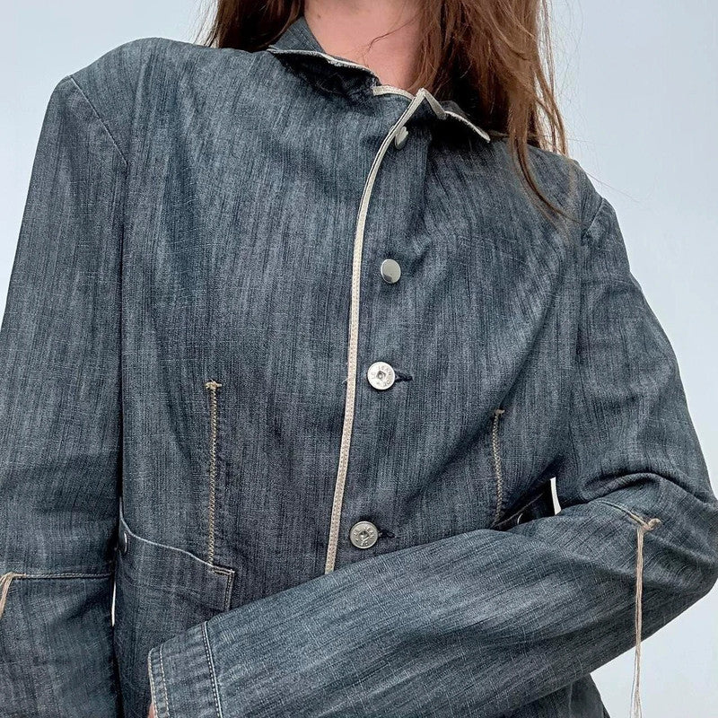 salvage denim Marithe francois Girbaud military jacket