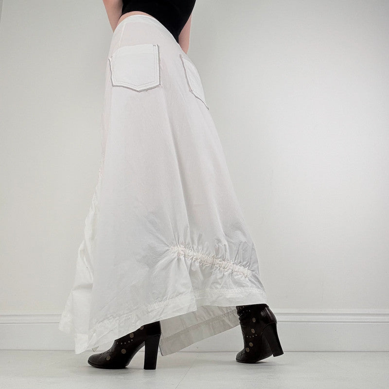Cop Copine asymmetric flared maxi skirt