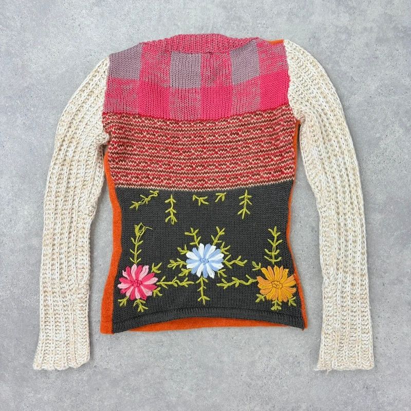 knitted embroidered Custo Barcelona jumper