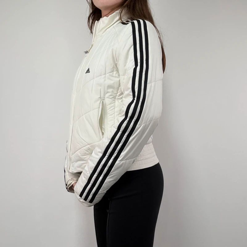 White Adidas Puffer Jacket