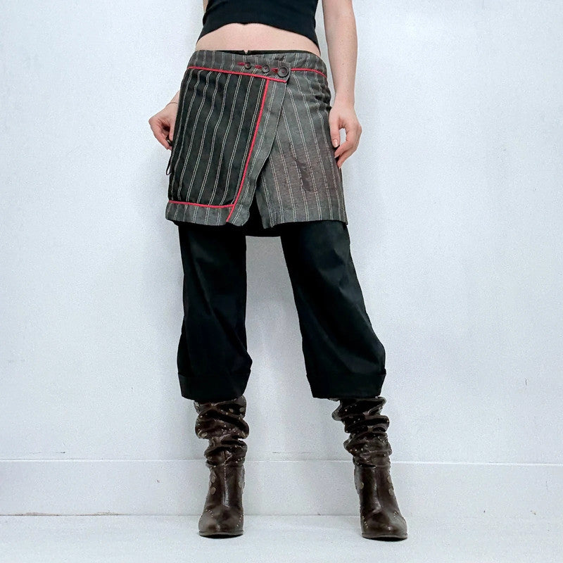 Cop Copine layered skirt trousers