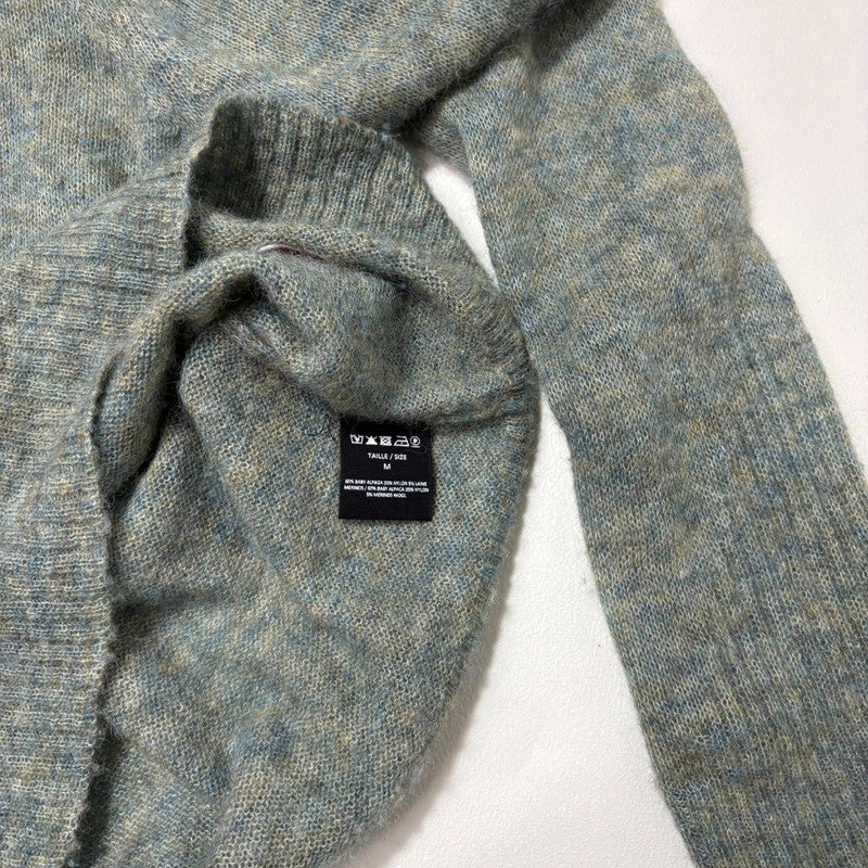mohair knitted slouchy jumper