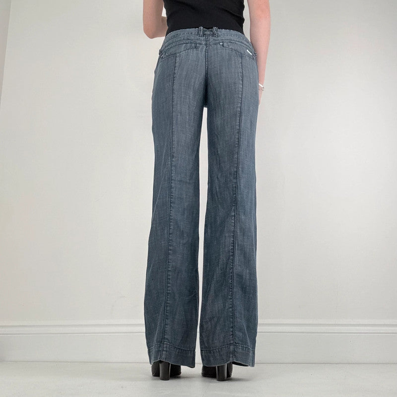 wide leg flared  bootcut jeans