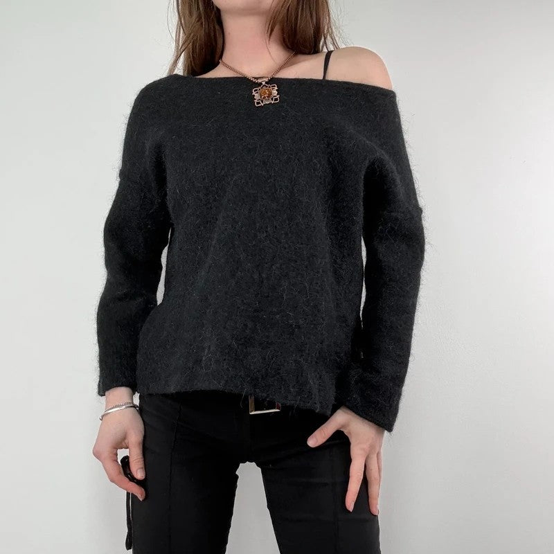 American Vintage alpaca slouchy fluffy knit sweater