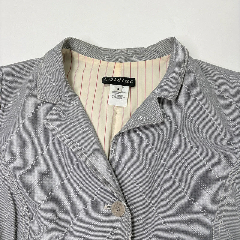 cropped pleated puff jacket