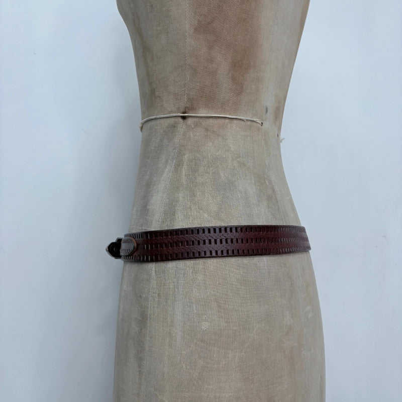 brown western wrap belt