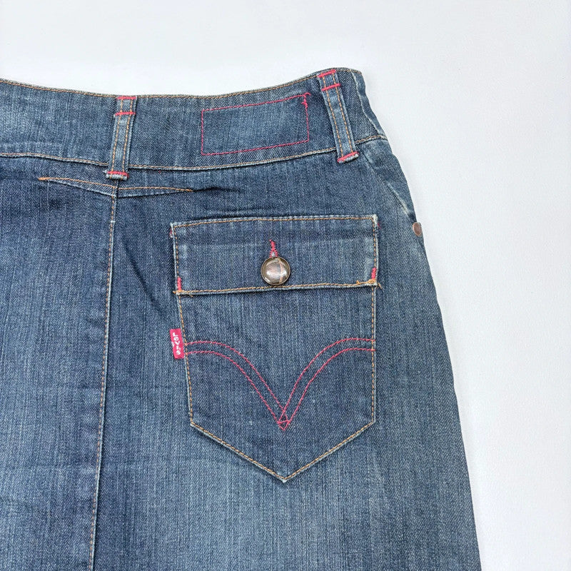 Levis engineered denim skirt