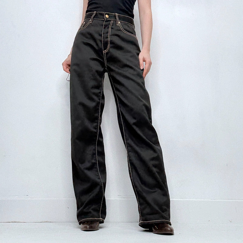 black eytys straight leg trousers