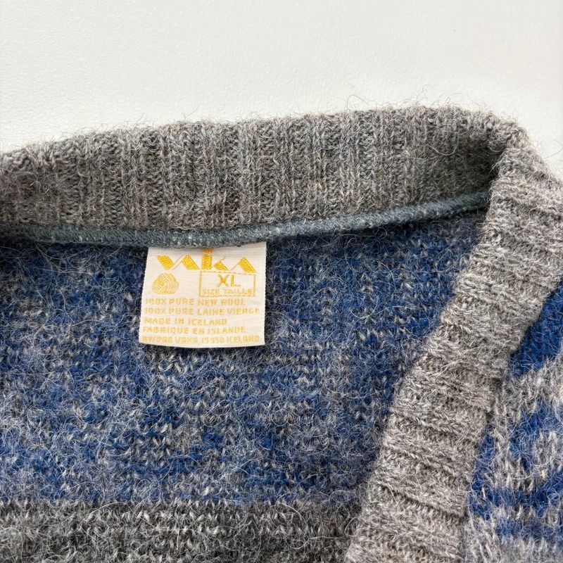 oversized knitted wool cardigan