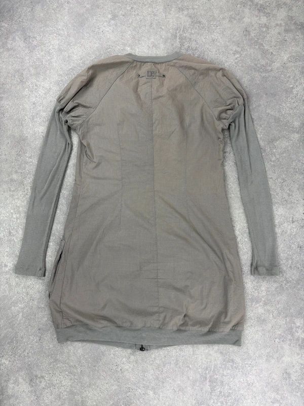 khaki Cop Copine long sleeve puff utility dress