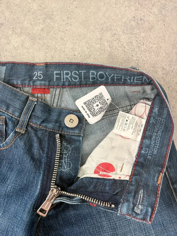 Low rise Marithé + François Girbaud Jeans, French design straight leg